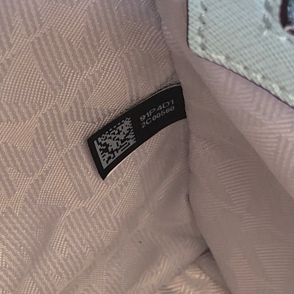 Michael Kors Pastel Blue Large Selma Saffiano Satchel Handbag BRAND NEW - Picture 12 of 12